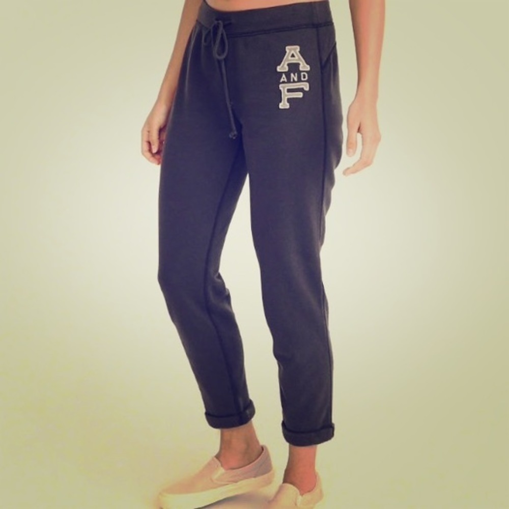 NWT Abercrombie Black Lounge Pants XS